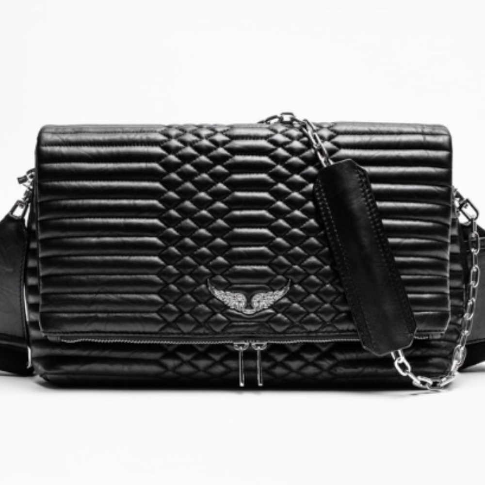 Zadig & Voltaire ROCKY XL MATELASSE BAG  NWT